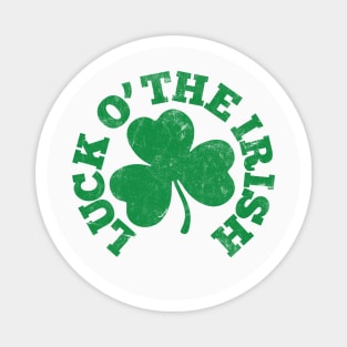 Luck O' The Irish / Vintage Style Design Magnet